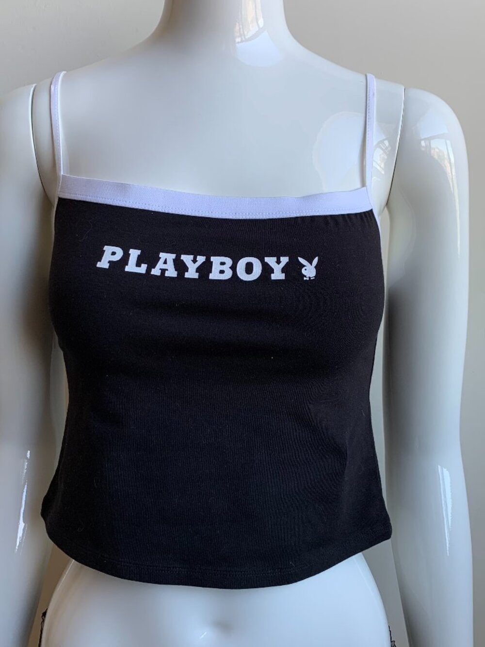 playboy bunny cotton logo lingerie camisole top